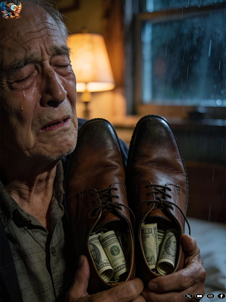 The daughter who had married far away suddenly sent her father a pair of size 41 leather shoes, even though he wore a size 44. The father, who loved his daughter too much to upset her over something so small, lovingly put the shoes away in the closet. But exactly five months later, when he accidentally opened the box, he was so shocked that his hands began to tremble…
