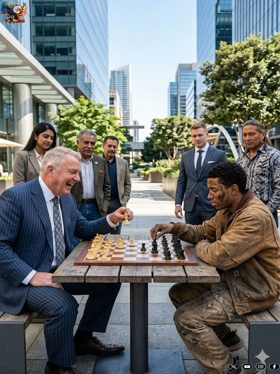 He gambled a family’s freedom to humiliate a poor child, unaware that checkmate would reveal a secret that would bring him to his knees.