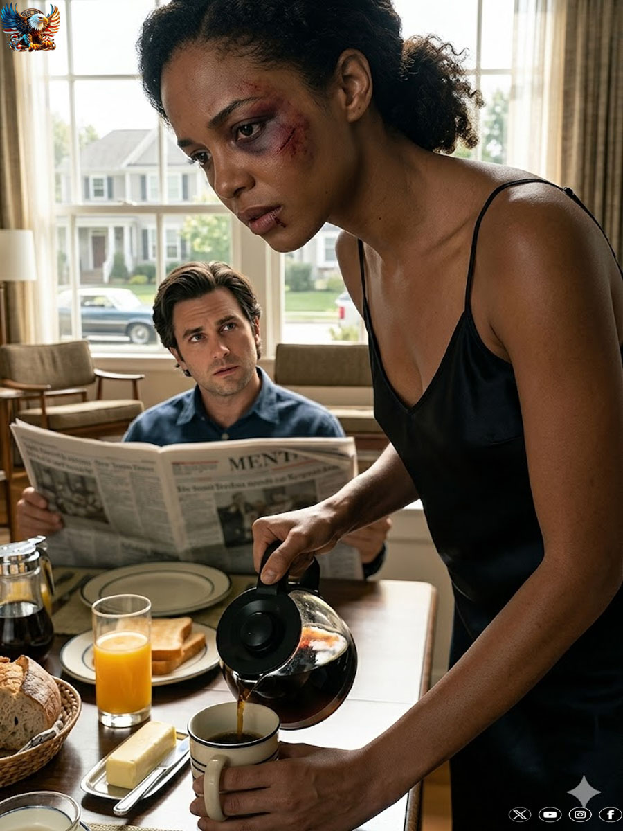 My Husband Broke My Face; The Next Day,