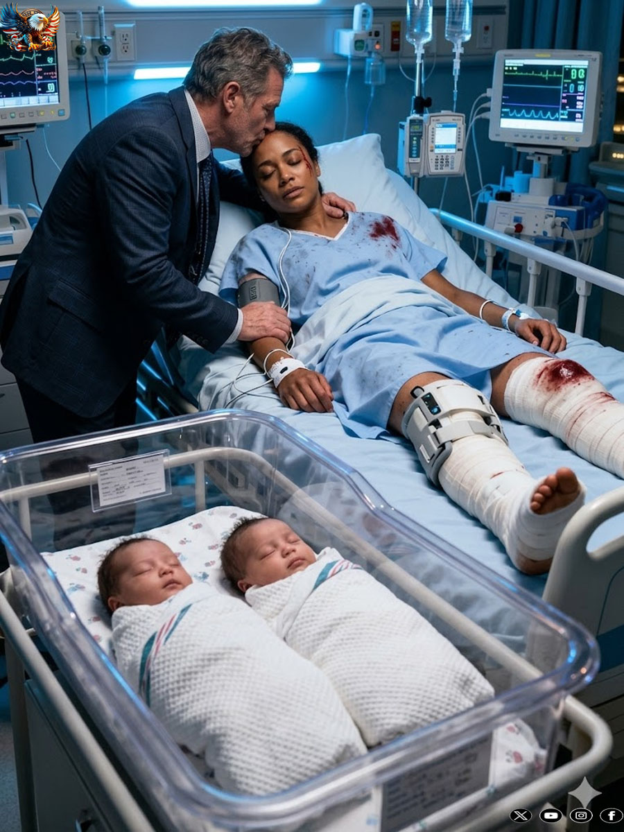 Hours after our twins’ cesarean section, my husband and his lover handed me the divorce papers.