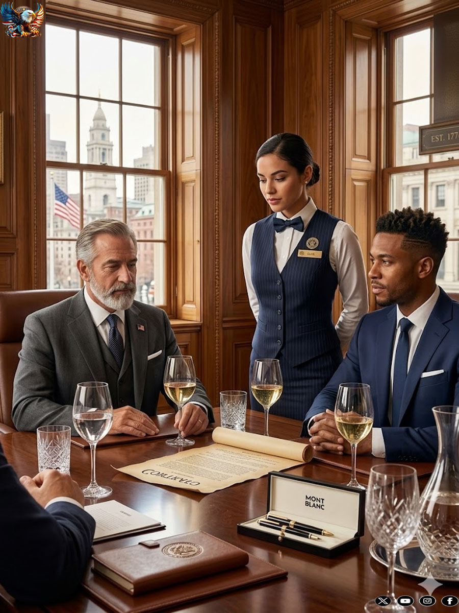 Everyone thought she was just a waitress, but when she saw the contract, she shouted, ‘Don’t sign!’ She saved $200 million and revealed a past no one imagined.