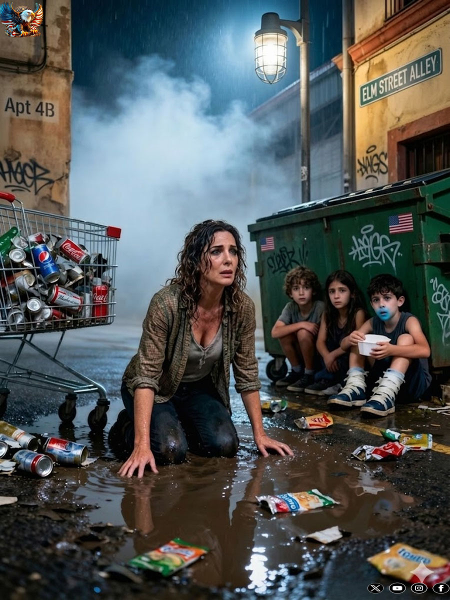 The woman her husband left with nothing, the three children he found shivering in the rain, and the secret fortune that made his new family the target of everyone.