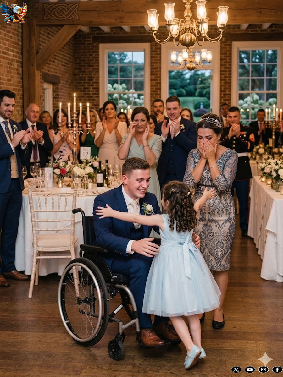 “They were going to kick him out of the million-dollar wedding because he was in a wheelchair, but a 4-year-old girl revealed a secret that left everyone stunned.”