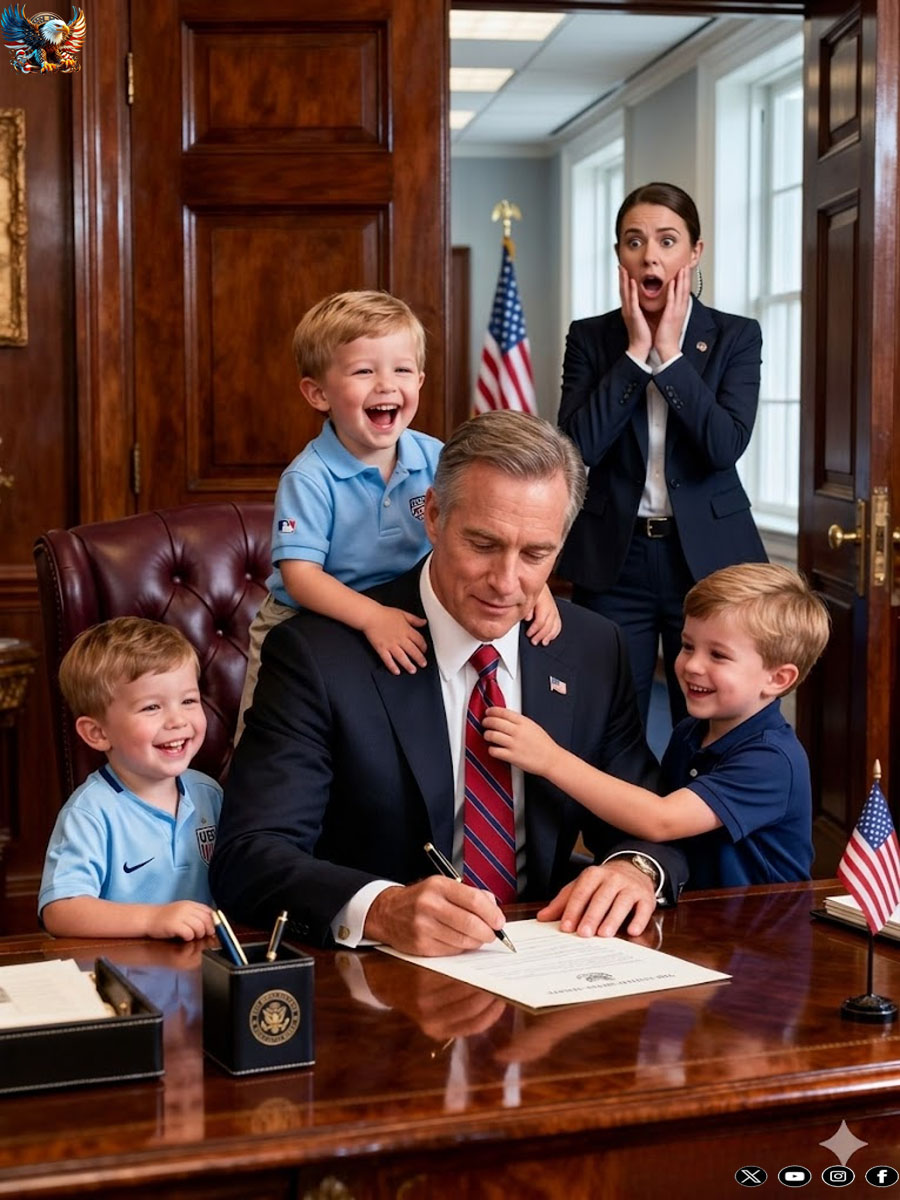 THE CLEANING WOMAN’S TRIPLETS WOULDN’T GO NEAR ANYONE… UNTIL THEY CLUNG TO A BROKEN BUSINESSMAN