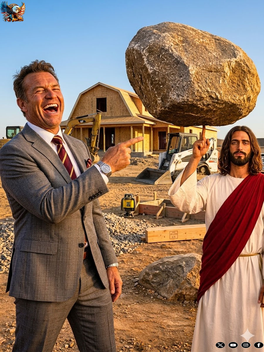 I’LL GIVE YOU MY HOUSE IF YOU MOVE THAT ROCK — THE OWNER LAUGHED, BUT JESUS LIFTED IT WITH ONE FINGER.