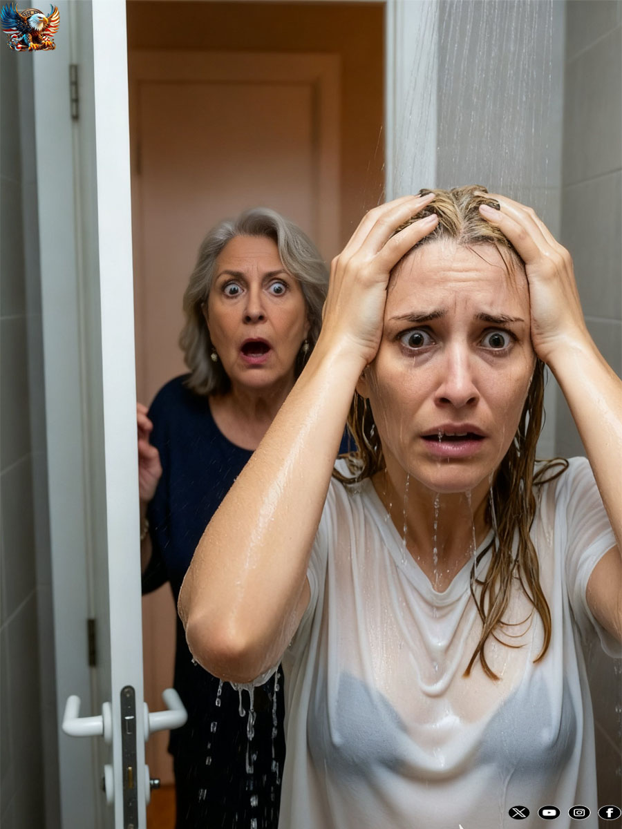 Every night, the daughter-in-law spends more than an hour in the shower. One afternoon, the mother-in-law puts her ear to the bathroom door… and a few minutes later, she’s already calling the police.