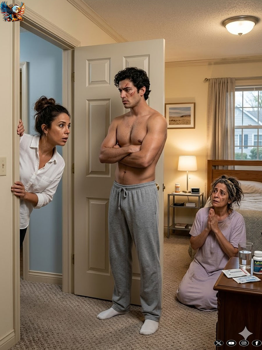 Everyone defended my mother-in-law’s scandalous marriage, until I heard a threat behind the door that completely changed what we believed about that young man.
