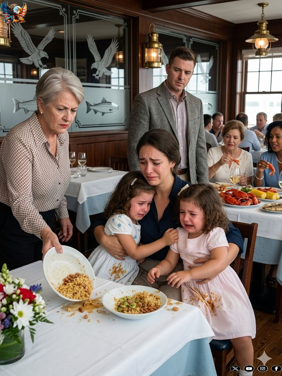 The mother-in-law took the shrimp away from her granddaughters in the middle of the party and said: “They eat leftovers,” without imagining that the daughter-in-law already had a revenge prepared that would make the whole family tremble.