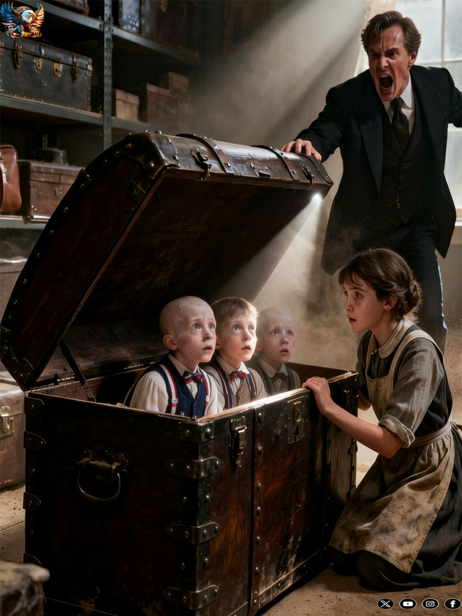 The maid heard crying coming from inside a huge wooden trunk every night: what she discovered inside revealed the billionaire’s darkest secret…