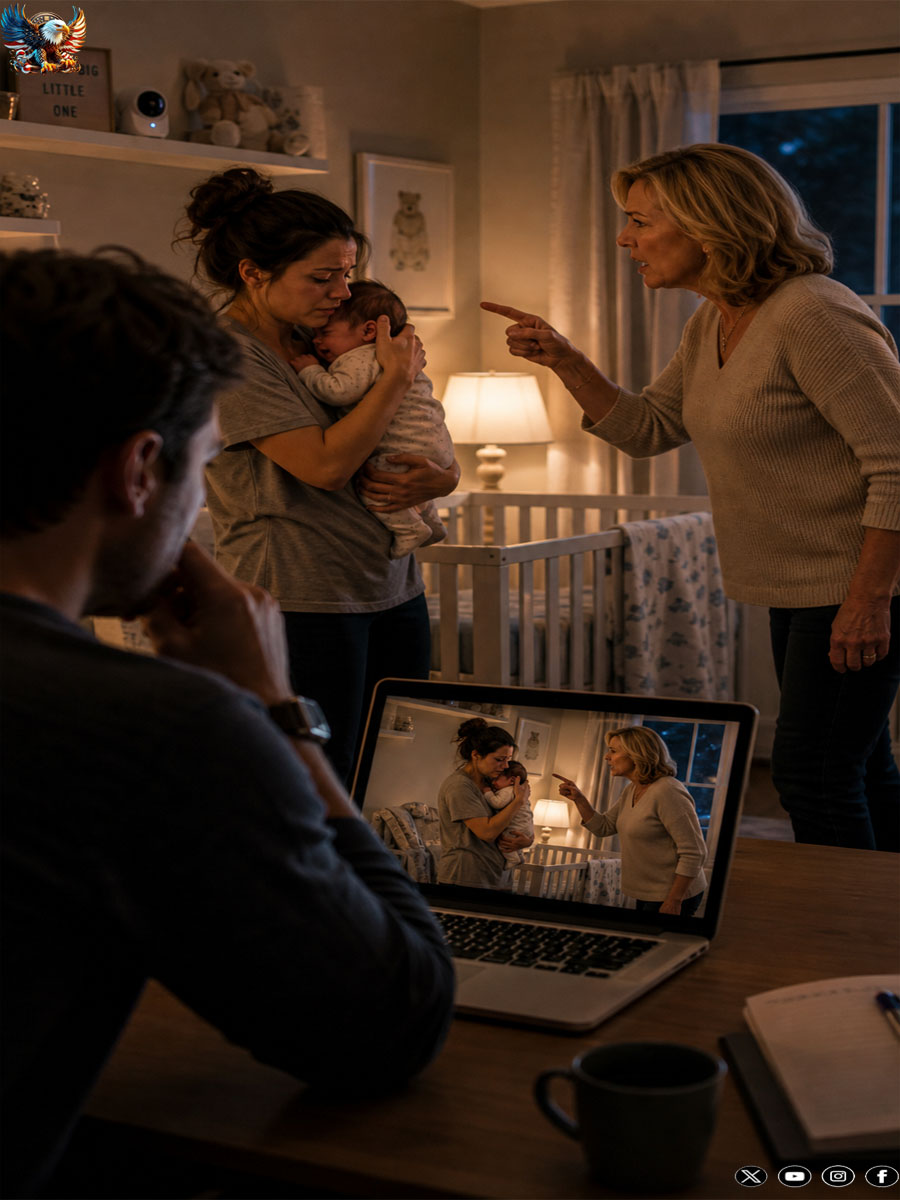 You Checked the Hidden Baby Monitor at 2 A.M… and Saw Your Mother Destroying Your Wife While You Were Gone