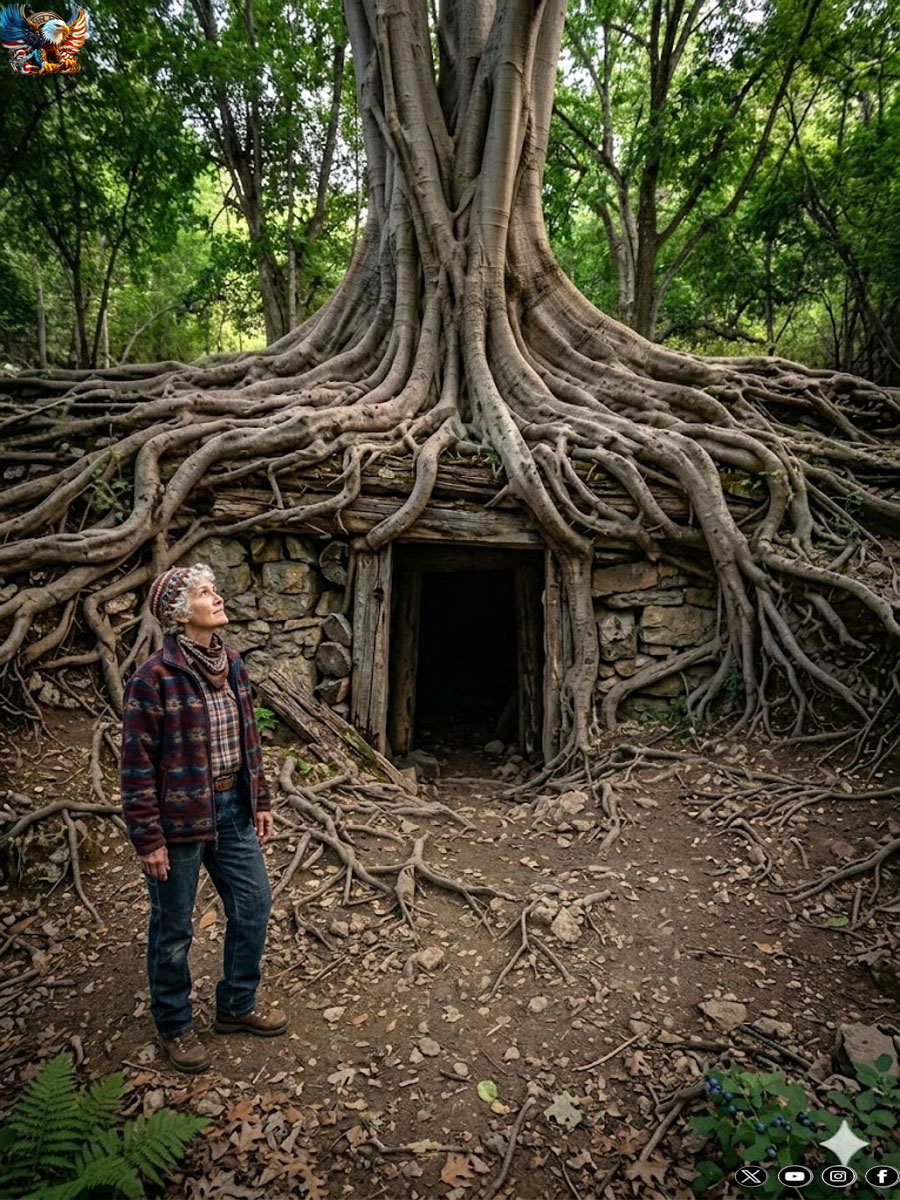 AFTER 20 YEARS IN PRISON, AN OLD WOMAN WITH NOWHERE TO GO FINDS A BURIED HOUSE AND A SECRET.