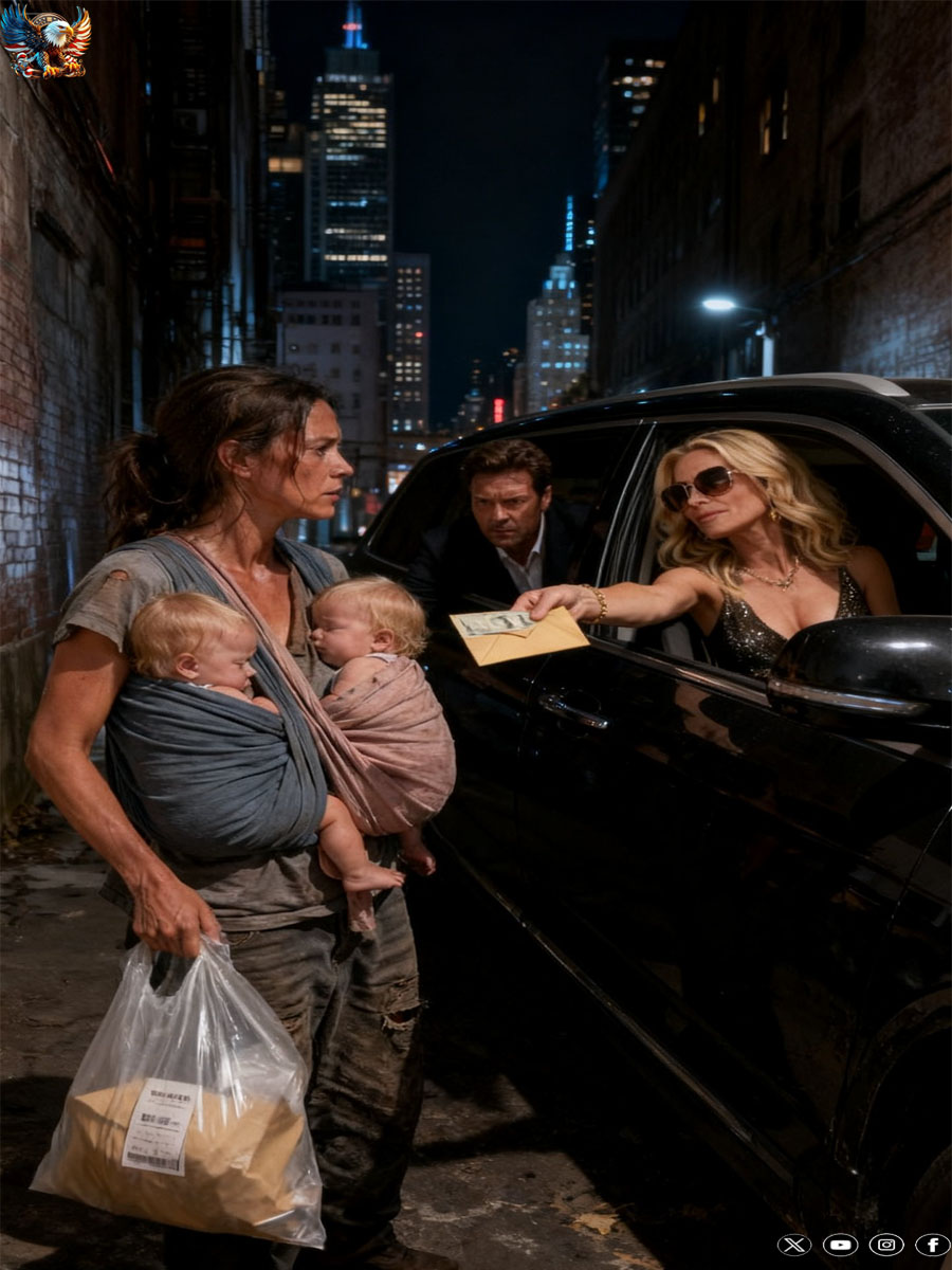 He abandoned his ex-wife on the street for another but 1 year later he found her picking up garbage with a secret that left him in shock