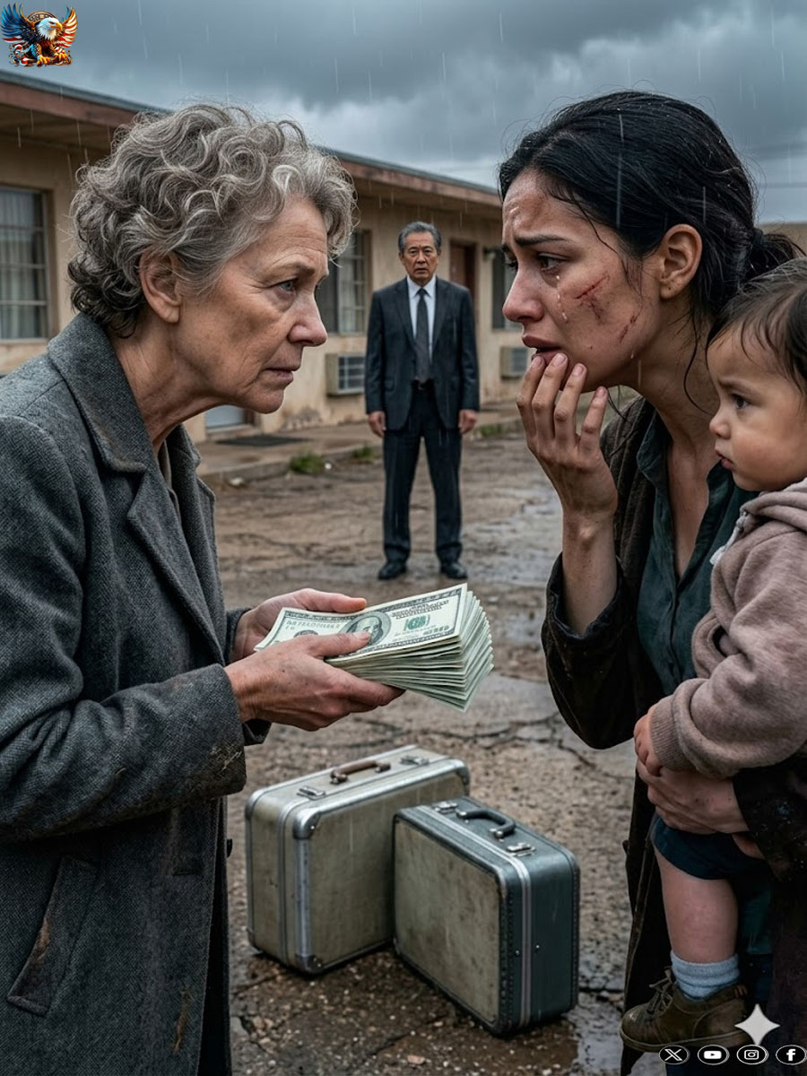 The husband threw his wife and children out of the house, but his mistress followed them, gave the woman €10,000, and whispered in her ear: “Come back in three days… there will be a surprise for you…”