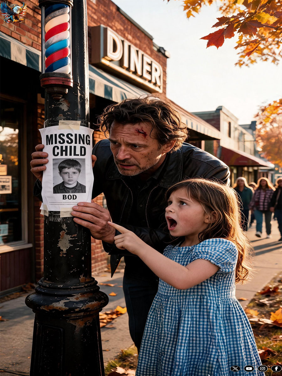 “Sir, that boy lives in my house”: He had been searching for his missing son for a year, but the truth hidden by that barefoot girl was more shocking than he imagined.