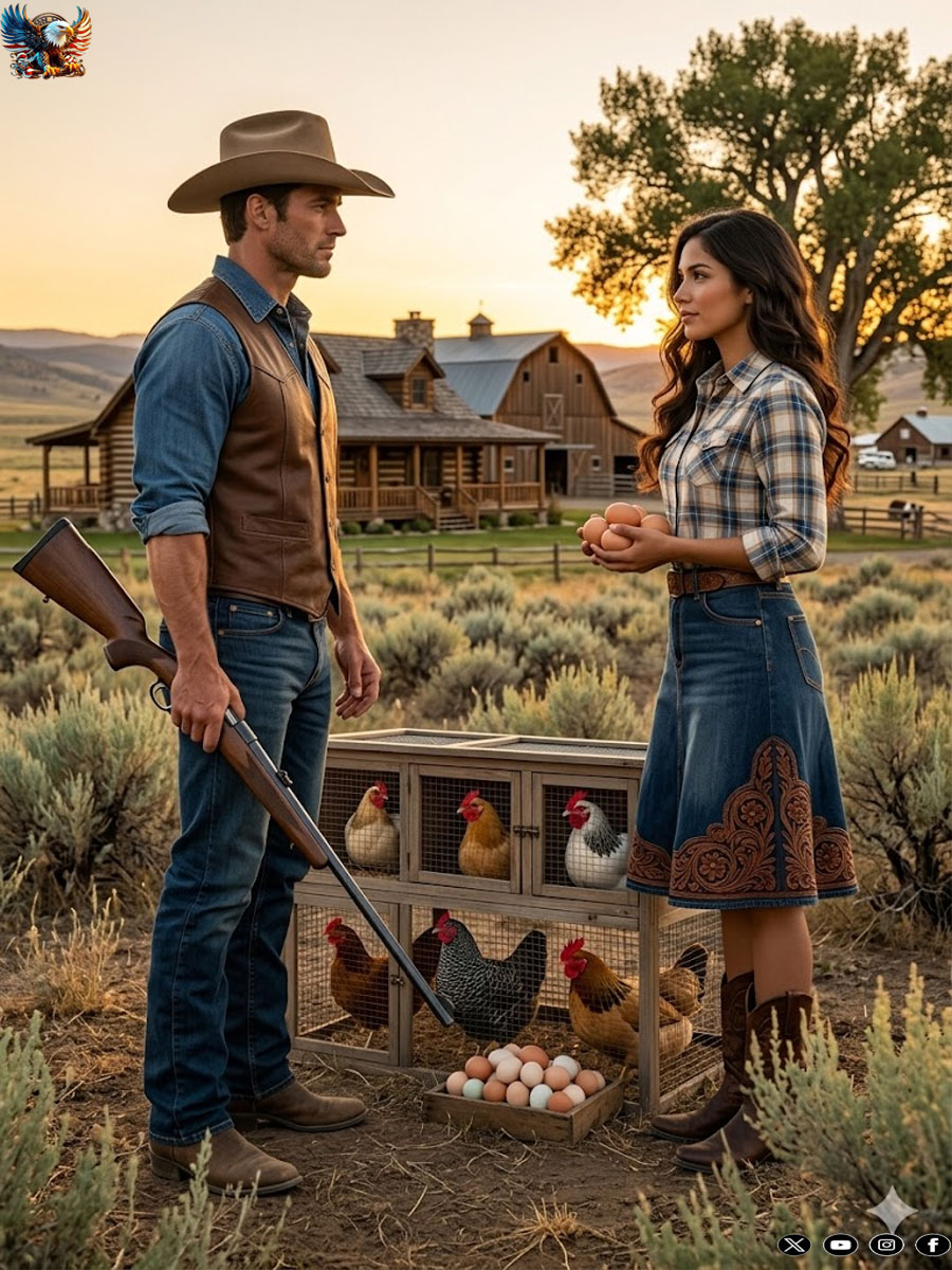 A Cowboy Caught Her Stealing Eggs at Dawn… Then Asked, “Do You Want a Job, or a White Dress and a Place Beside Me Forever?”