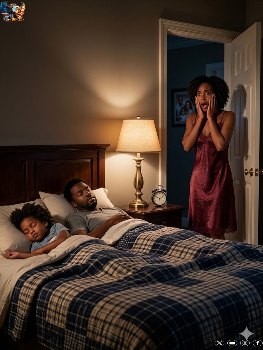 An eight-year-old girl sleeps alone, but every morning she complains that her bed feels “too small.”..