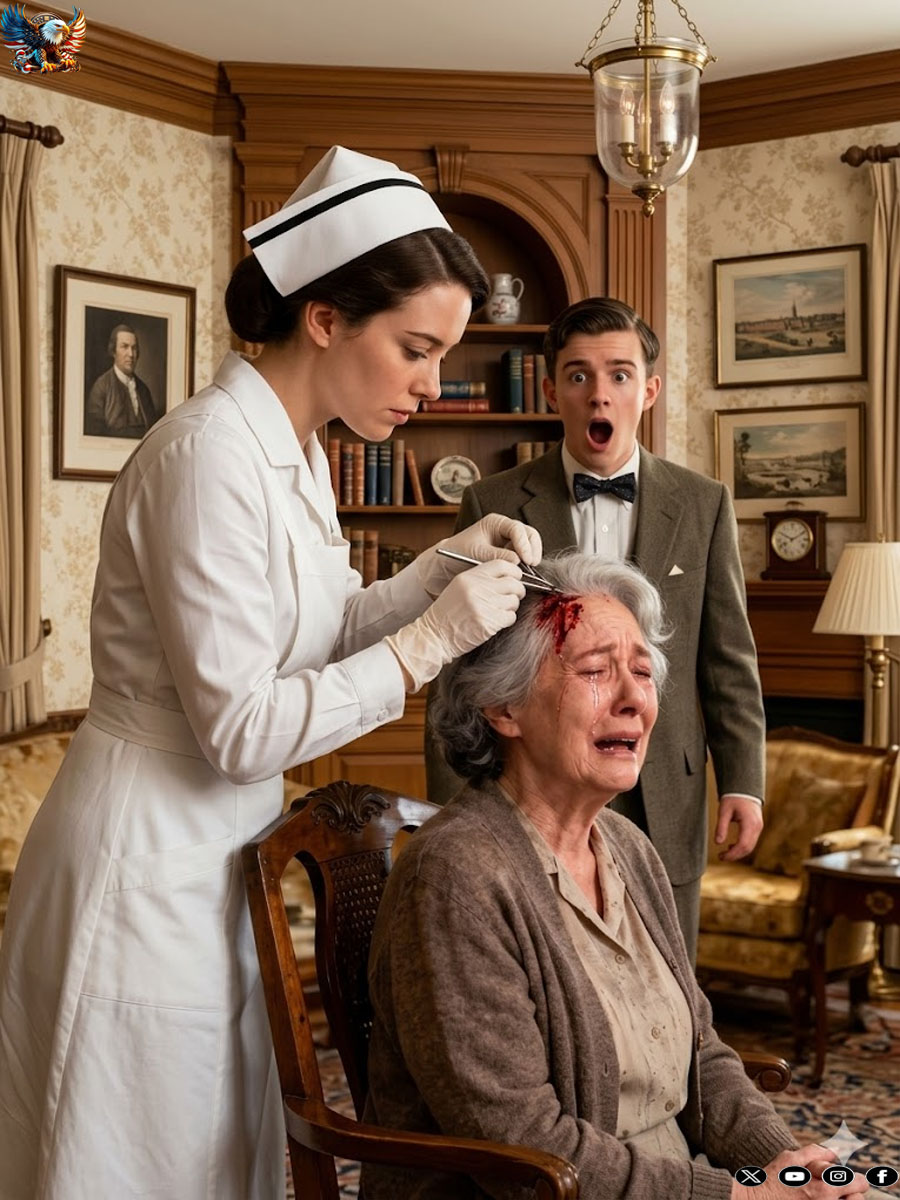 The billionaire’s mother was suffering until a cleaning lady removed something from her head.