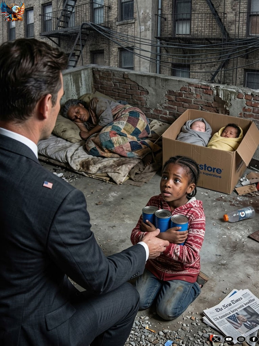 An eight-year-old girl fell to her knees in the middle of a luxury store, desperately pleading for baby formula while the entire crowd laughed at her. Only one man silently stepped forward, paid for the formula, and then followed her home, where he discovered something he would never forget.