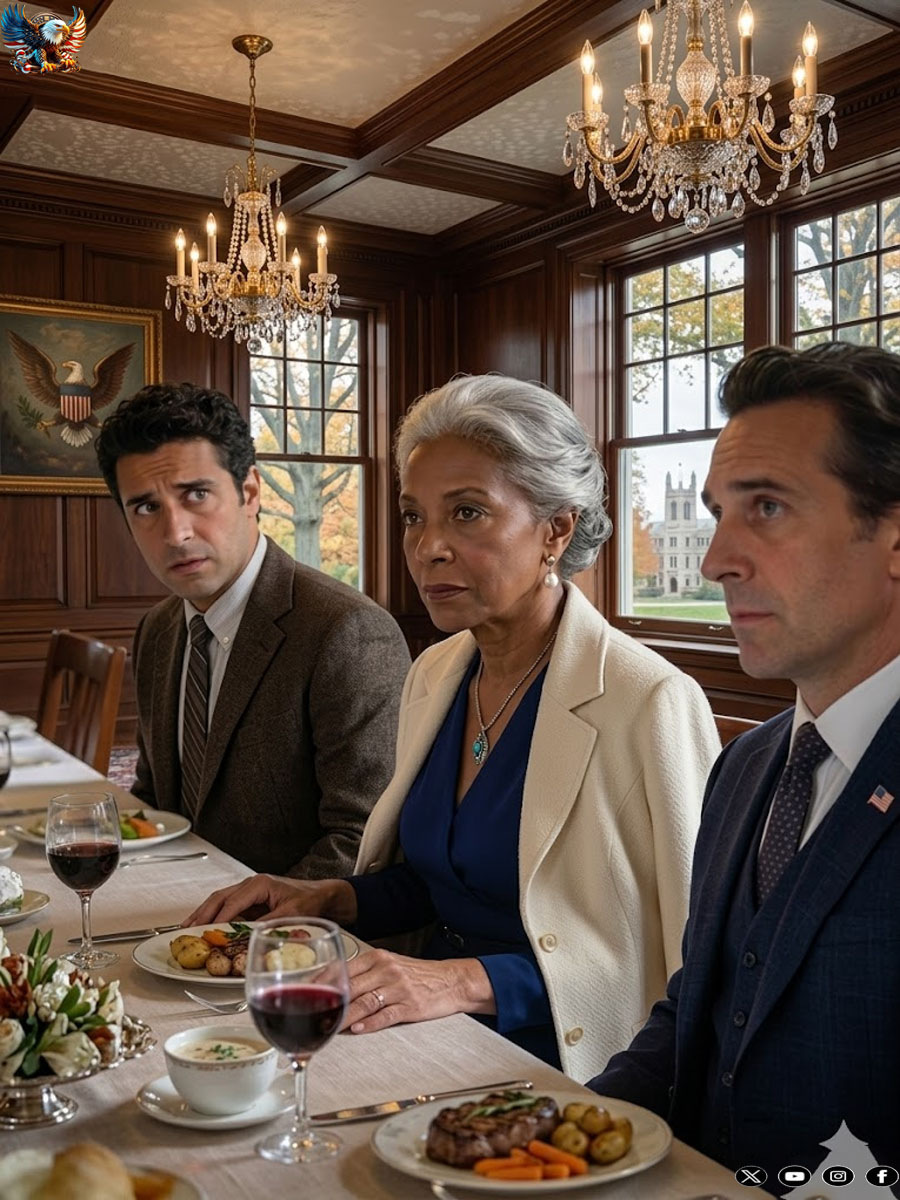 My son took me to a business dinner with a French client, and I pretended not to understand a word.