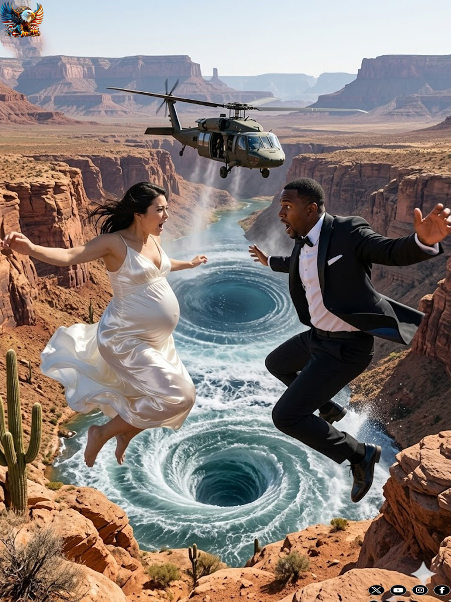 The husband pushes his pregnant multimillionaire wife out of a helicopter to keep the inheritance… without imagining that she was already prepared.