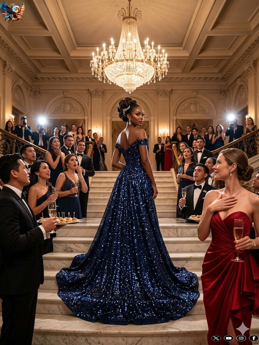 A mafia boss’s wife jokingly invited her black maid to a party, but the maid showed up in a $2 million dress, leaving everyone astonished.