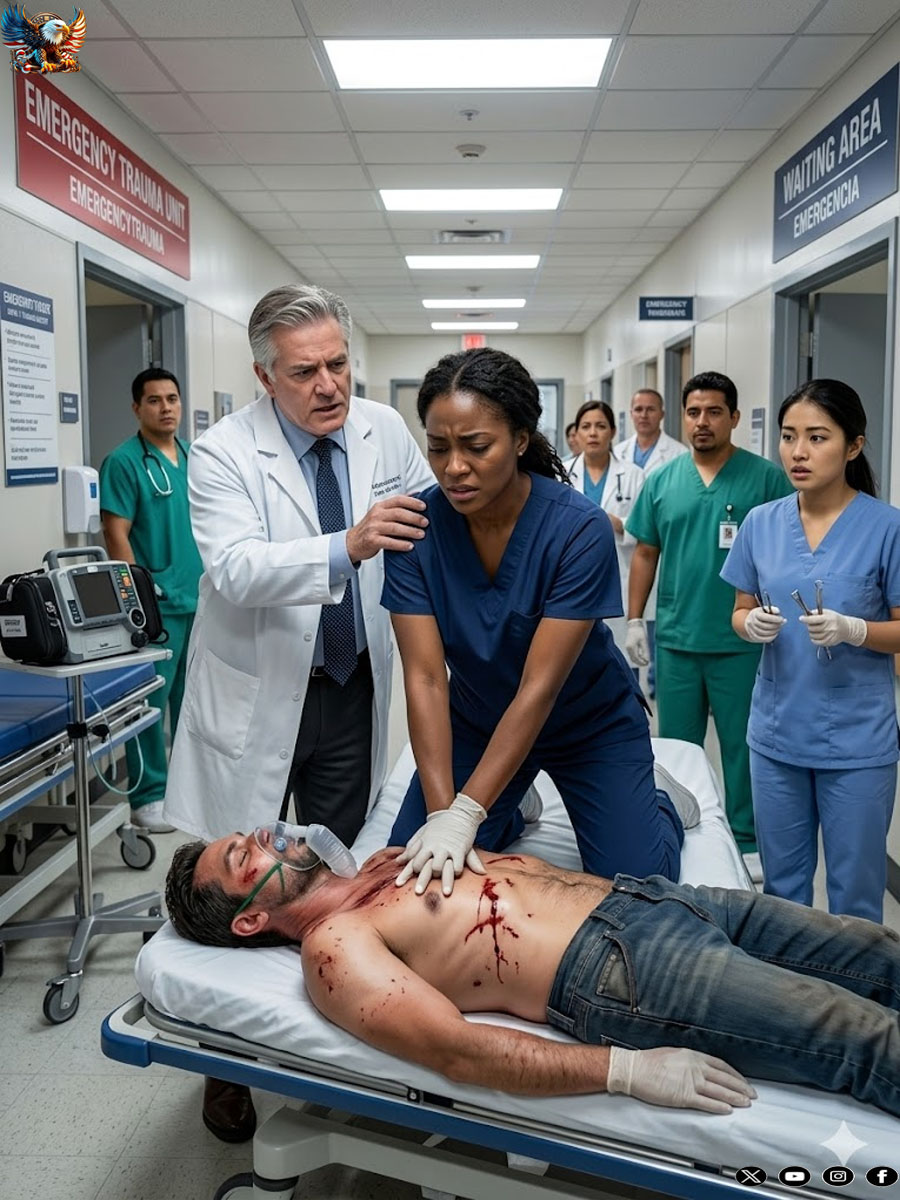 A doctor is operating on a homeless person in the emergency room, unaware that he will eventually end up in prison, but then…