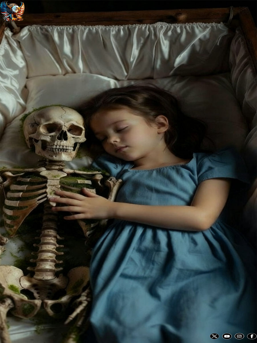 Not the kind of quiet that comforts, that wraps itself around grief and allows it to breathe. This was a brittle silence, stretched too thin, ready to break at the slightest sound. It clung to the walls, to the heavy curtains, to the faces gathered around the coffin at the center of the room.