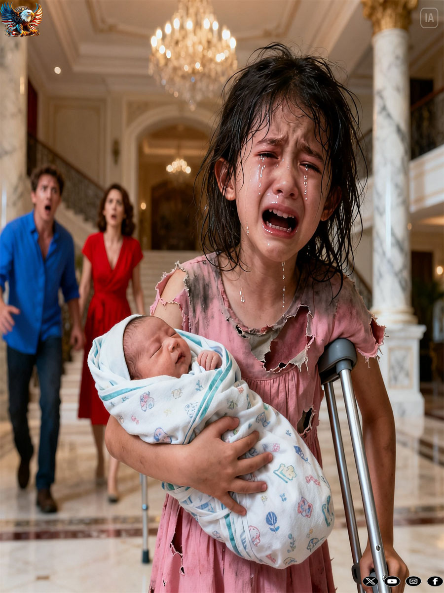 He returned home from a business trip and found his daughter dragging her little brother across the floor; he whispered, “Don’t let her know you’re here…”