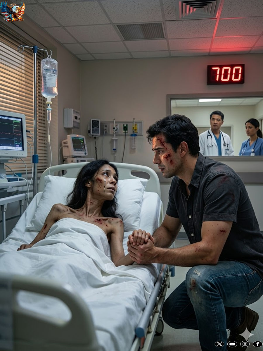 The day the doctor told me I only had 7 days to live, my husband squeezed my hand so tightly that for a second I thought he was doing it to keep from collapsing in front of me.