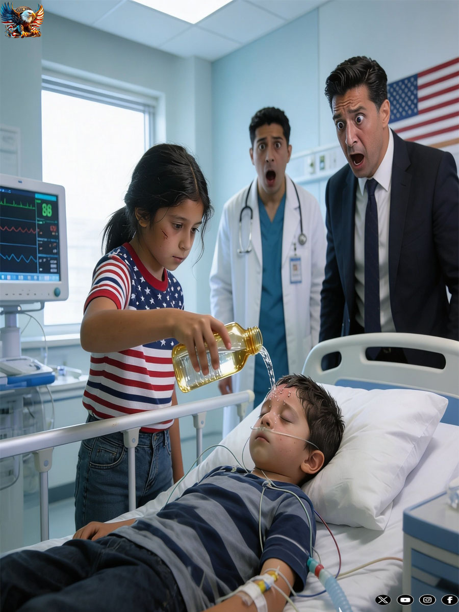 The millionaire’s son had five days left to live. But the poor girl sprinkled him with strange water.