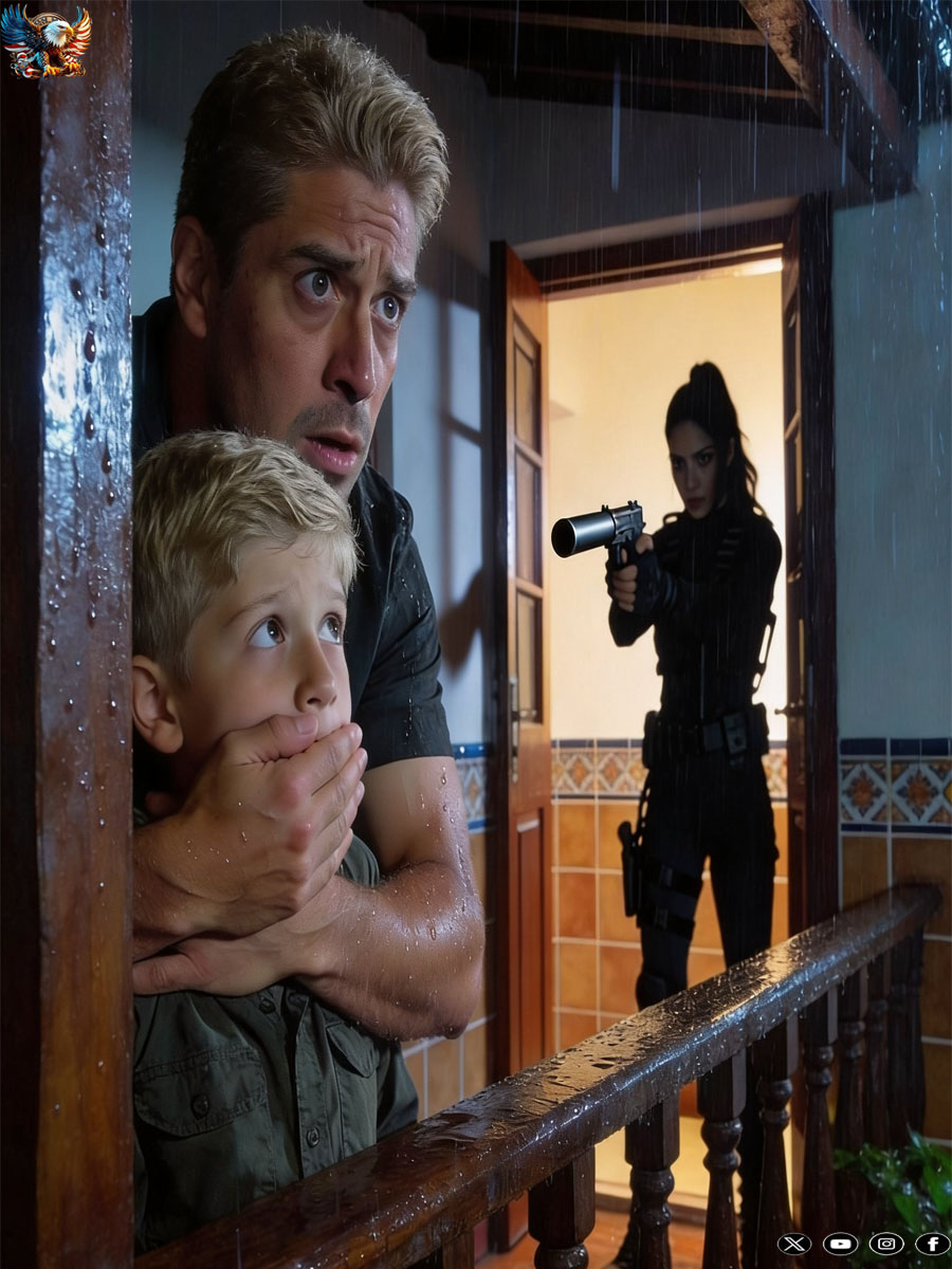 My father, who worked for the CIA, called at 3 a.m. “Are you home?” “Yes, asleep. What’s wrong?” “Lock all the doors. Turn off all the lights. Take your son to the guest room. Now.” “You’re scaring me…” “Do it! Don’t let your wife know anything!” I grabbed my son and ran downstairs. Through the guest room window, I saw something horrifying…