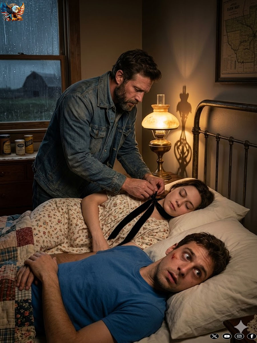 “Dad, who is that man who always touches Mom’s body with a red cloth every time you sleep?”