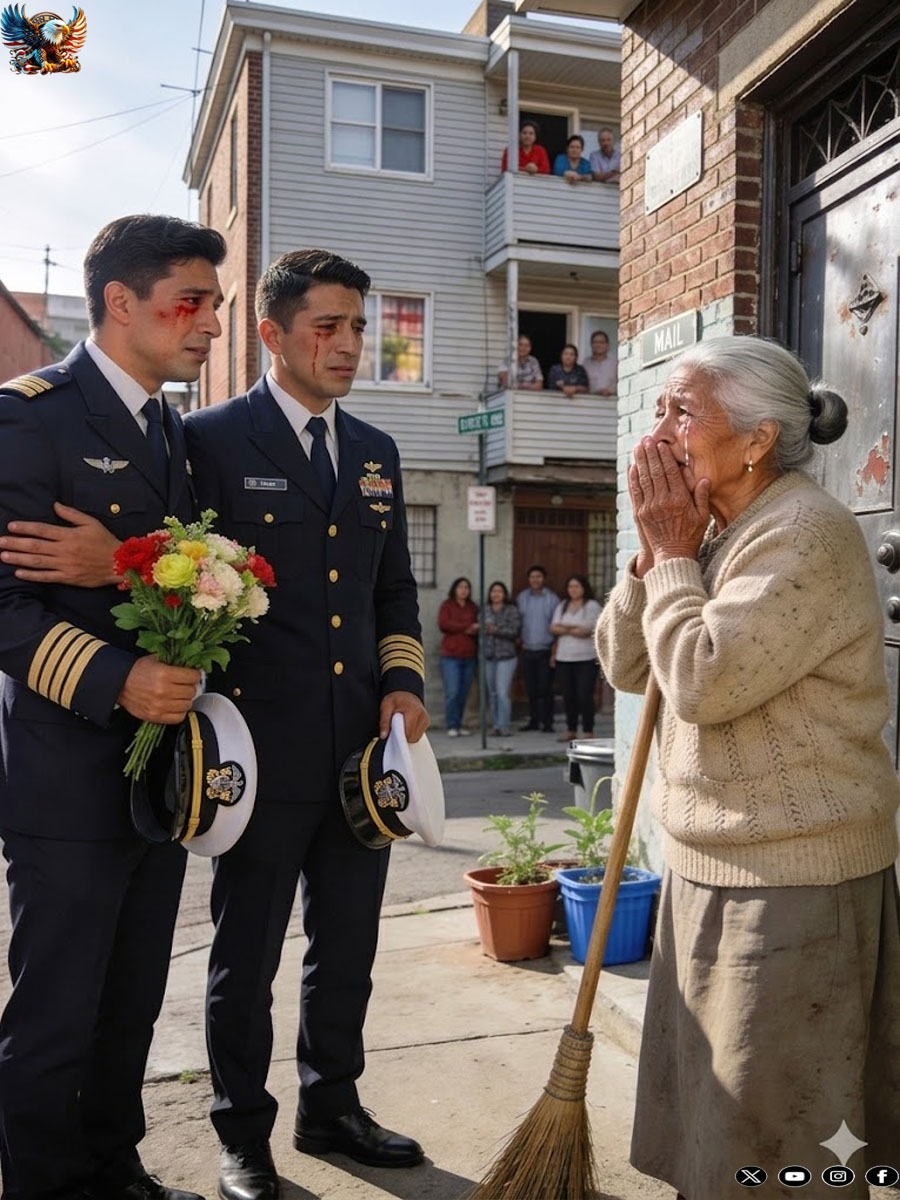 She sold everything so she could graduate her children — twenty years later, they arrived dressed in pilot uniforms and took her to a place she never imagined.