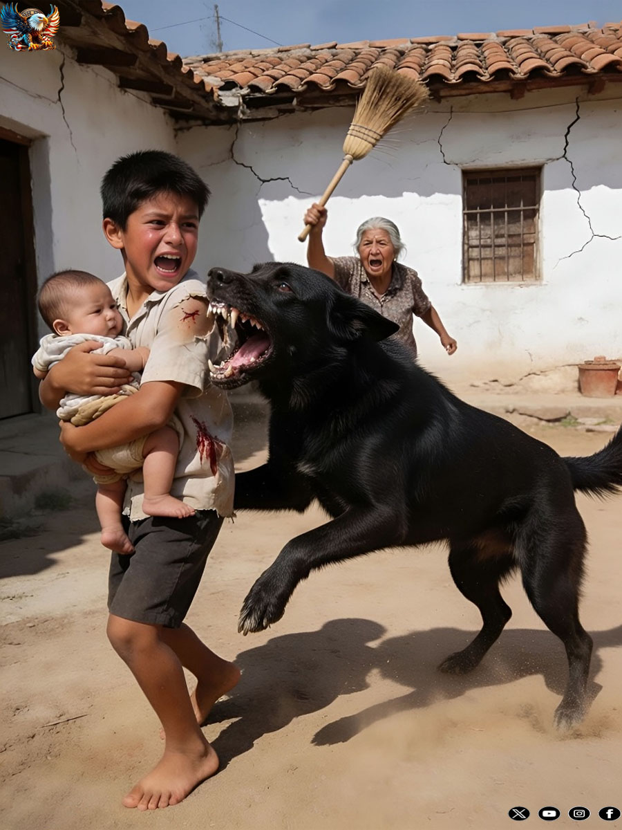 THE BLACK DOG STARTED ATTACKING THE BOY… AND WHEN THEY RIPPED OFF HIS SHIRT, NO ONE EVER LOOKED AT HIM THE SAME WAY AGAIN.