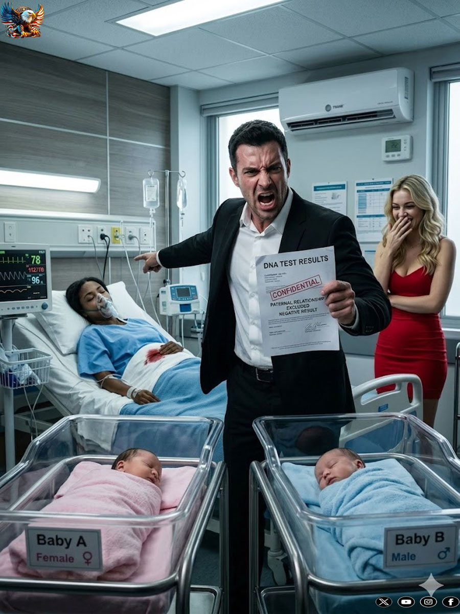 She died giving birth to twins… and her lover thought she had won — until the real father appeared
