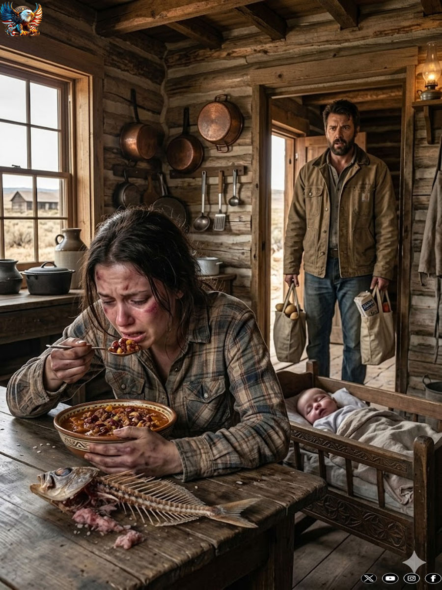 The smell reached me before I saw the plate.  Sour.  Cold.  Rotten in a quiet, humiliating way.