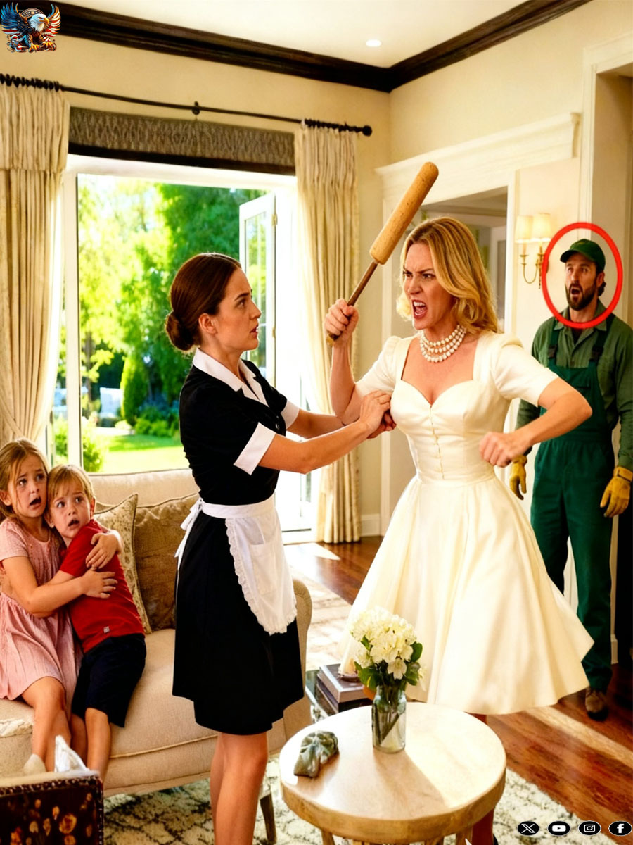 The millionaire disguised himself as a gardener, until the maid rescued his children from his fiancée.