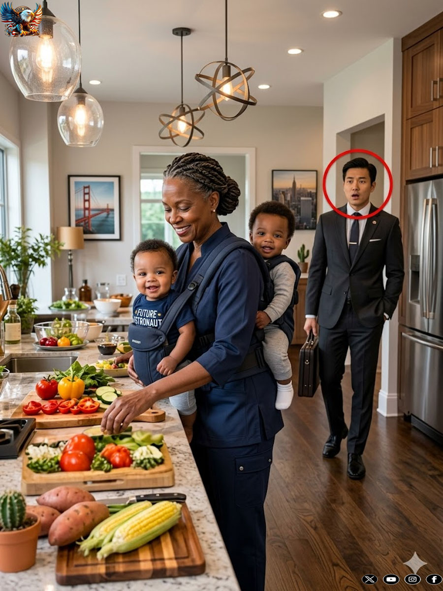 The millionaire returned home and discovered his maid with his twin sons… He was stunned by the truth.