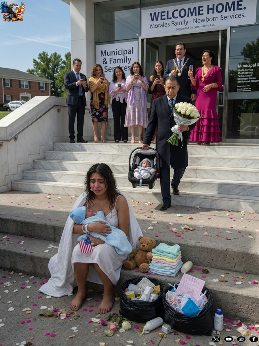 “The house already belongs to my mom”: Her husband kicked her out of the hospital barefoot with her newborn to steal her assets, but he made one fatal mistake that led to his absolute ruin.