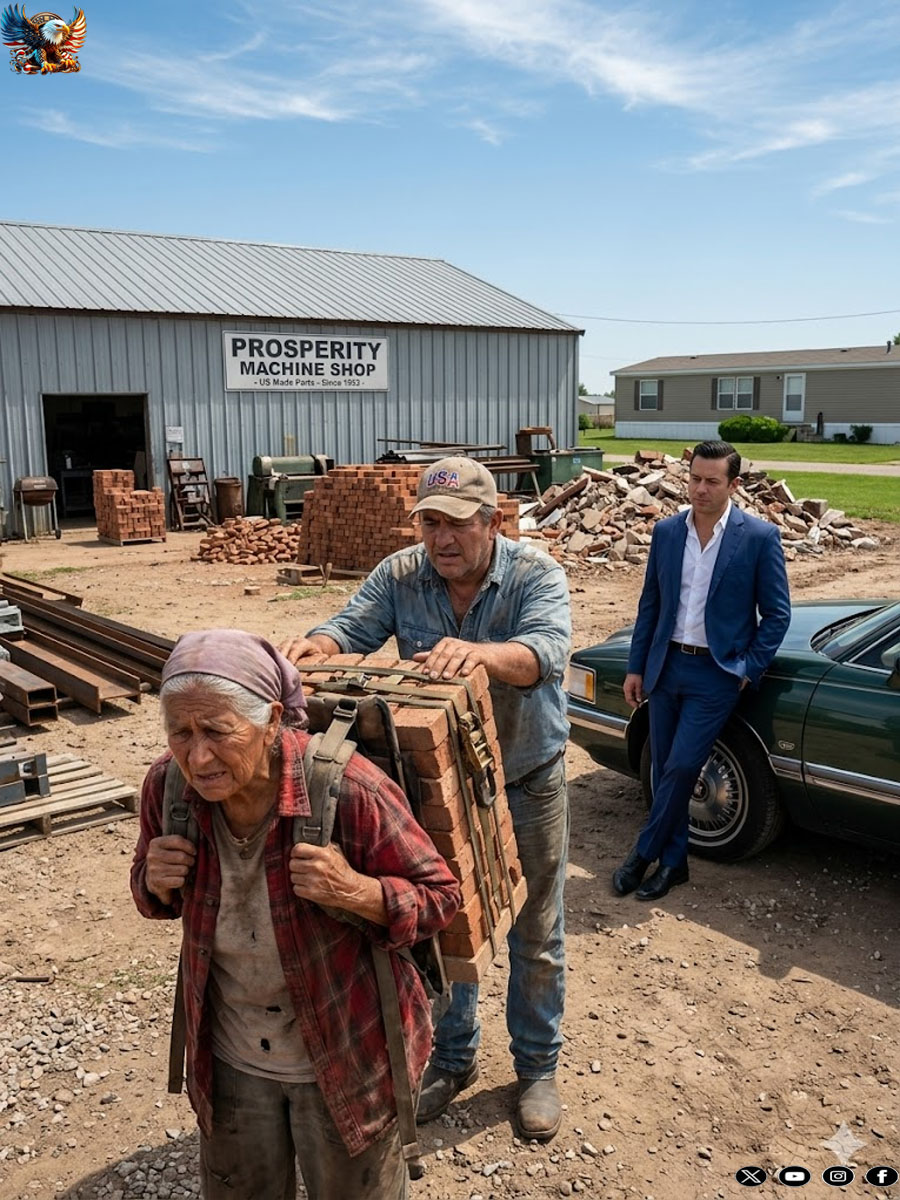 He Returned a Millionaire After 6 Years and Found His Mother Enslaved Carrying Bricks: Nobody Imagined the Masterful Lesson He Would Give to the Chief Who Humiliated Her