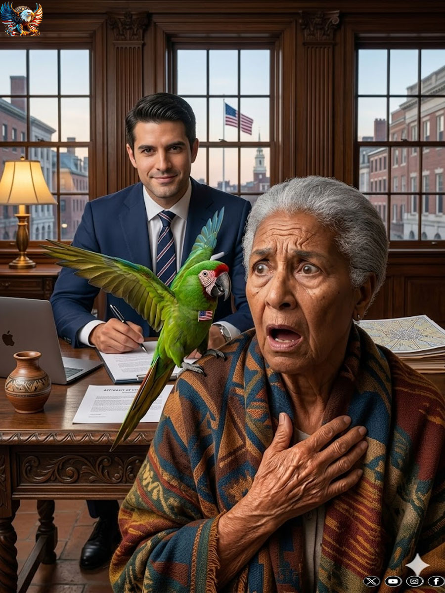 HER GRANDSON BROUGHT A FOREIGNER TO STEAL HER GARDEN, UNAWARE THAT GRANDMA’S PARROT UNDERSTOOD 7 LANGUAGES