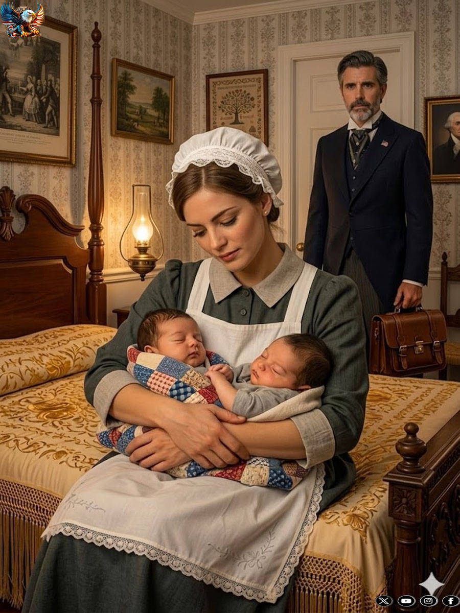 The widowed millionaire’s twins couldn’t sleep… until the poor maid did something that changed everything…