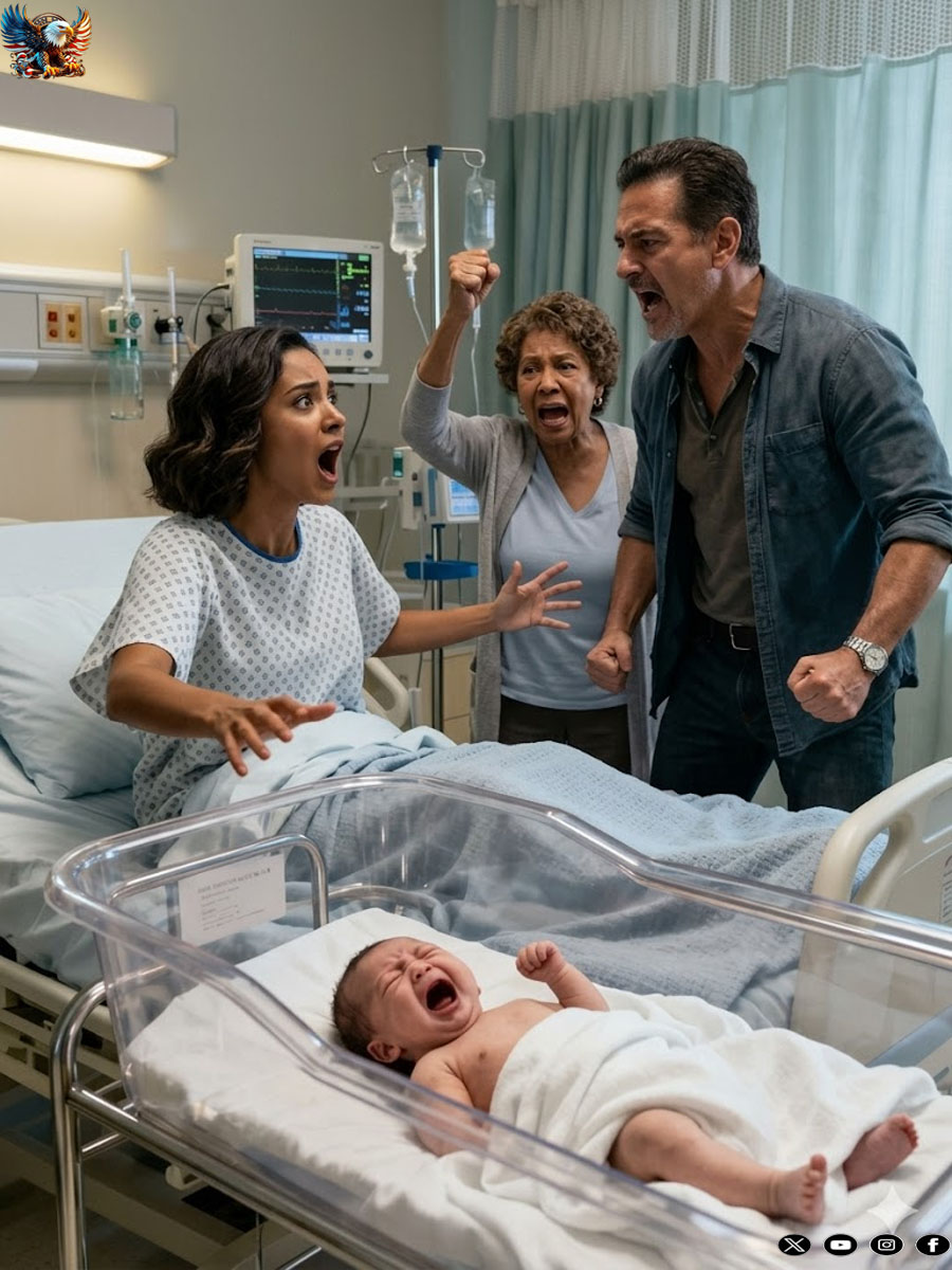 As soon as my mother-in-law heard the baby had arrived, she waited until I was too exhausted to wake up.  Then she went into the nursery, took my newborn daughter, and covered her in black paint.