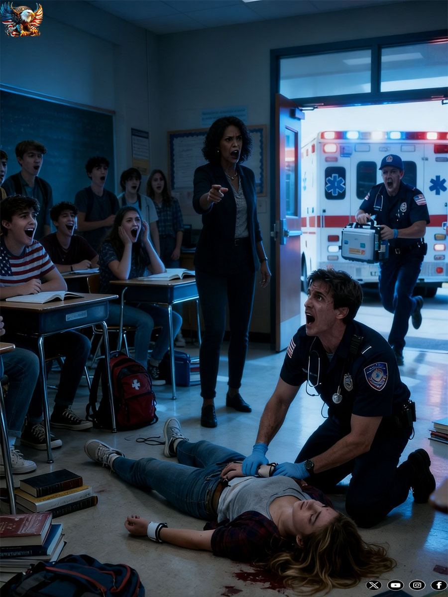 When I Collapsed In Class, My Teacher Said “She’s Faking It” — But When The Paramedic Called It In