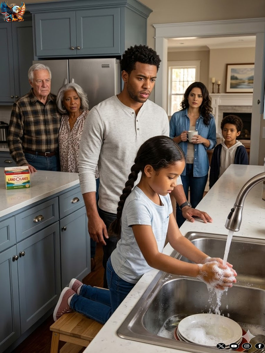 I Walked Into My Parents’ House And Found My 6-Year-Old Daughter Washing Dishes While My Sister’s Girls Sat Laughing On The Couch—So I Quietly Stopped Paying The Mortgage On The House I’d Been Keeping Afloat… And Not Long After, The Bank Put It Up For Sale