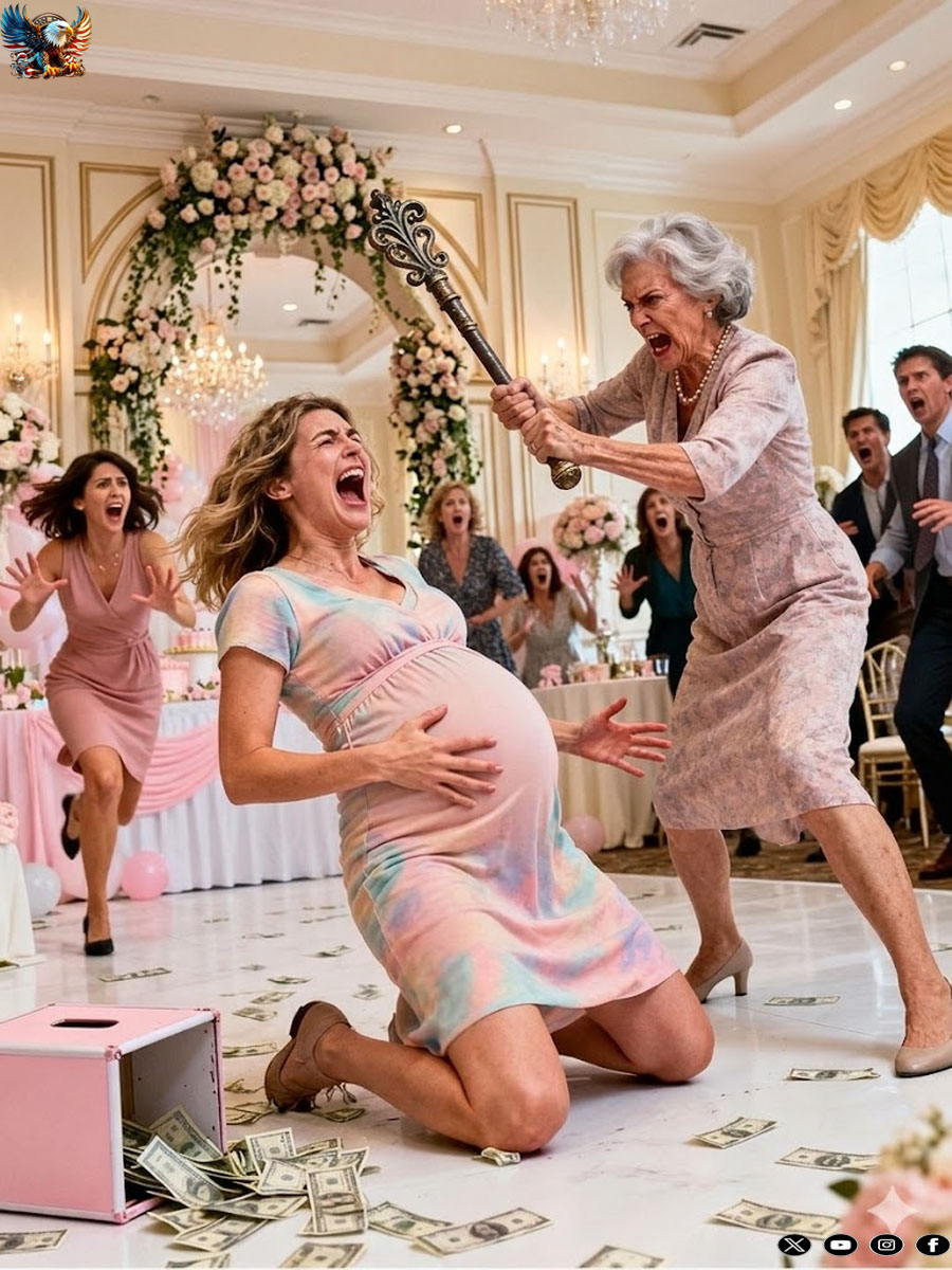 At eight months pregnant, I