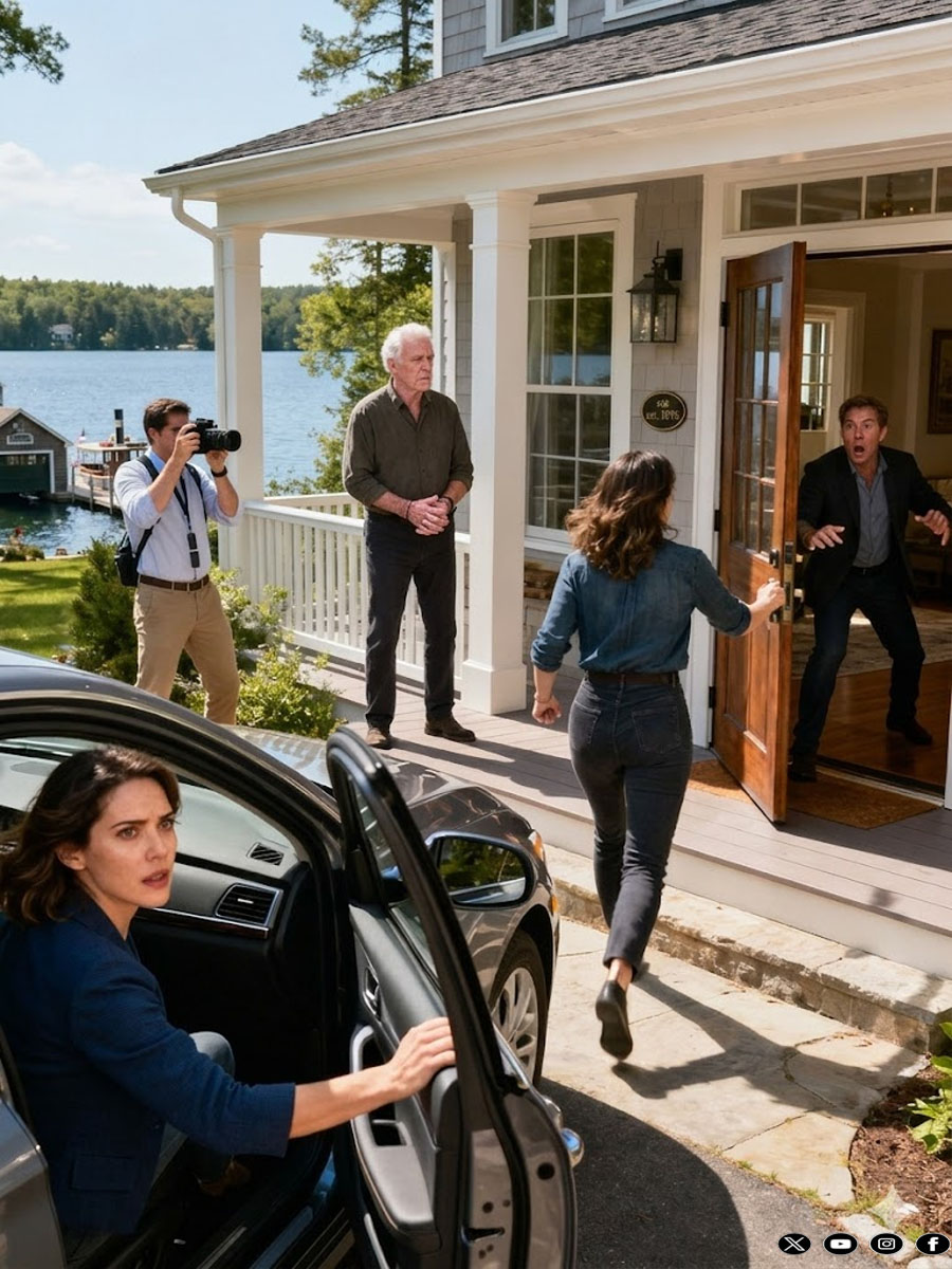 I Built My Parents a $325,000 Lake House for Their 40th Anniversary— When I Arrived, a Stranger Was…
