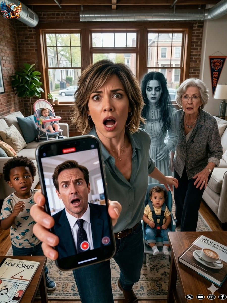 My husband saw the babysitter on video call and screamed “get out now!”