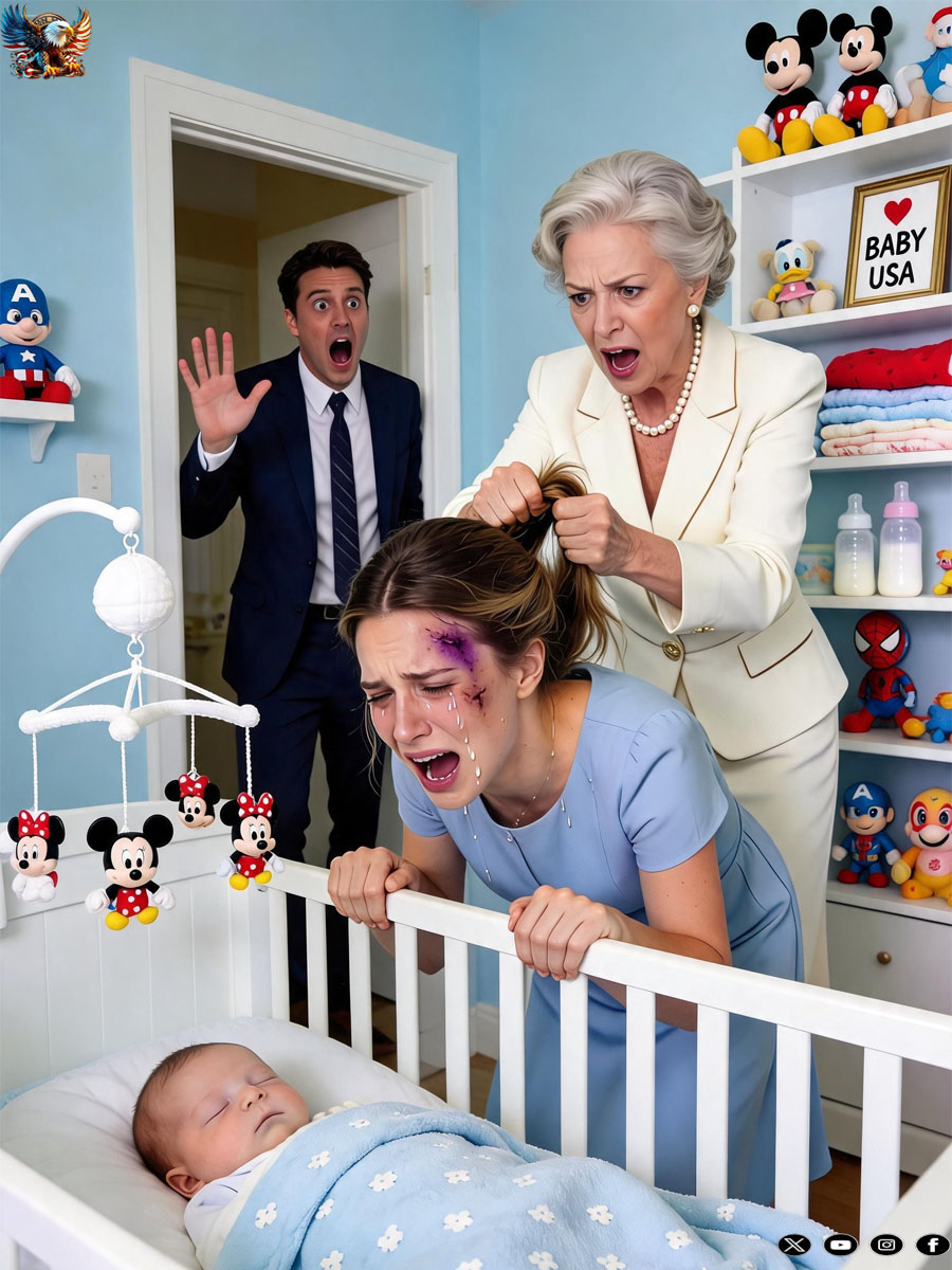 At 2 a.m. I checked the baby monitor from my office and what I saw my mother do to my wife froze my bl00d…