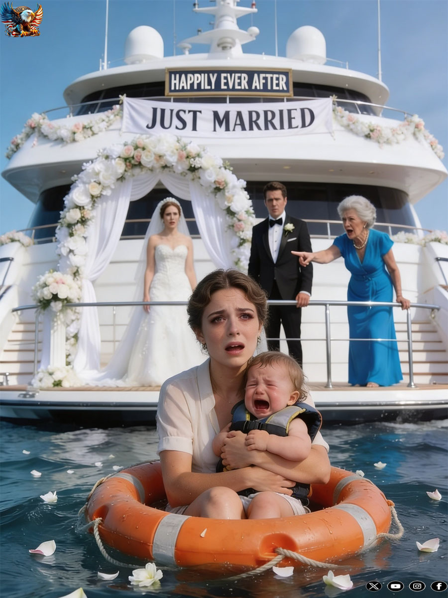 At my sister’s wedding reception, my own mother shoved her “single mother” daughter—and her so-called “illegitimate” granddaughter—straight off the deck into the freezing harbor.